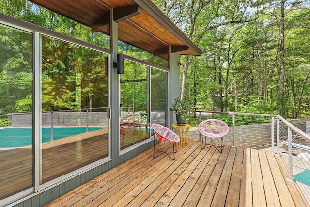 183 Indian Hl, Carlisle, MA 01741 - view of deck