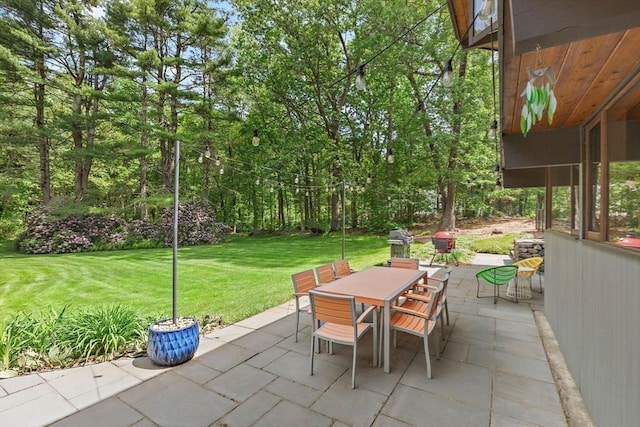 183 Indian Hl, Carlisle, MA 01741 - view of patio / terrace with outdoor dining area