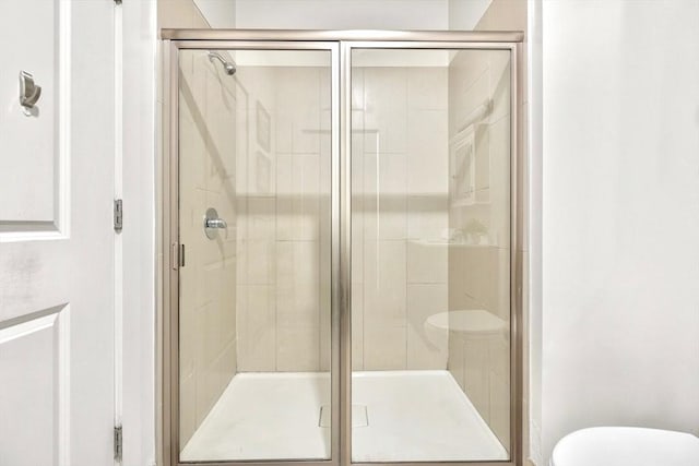 45 1st Ave Unit 301, Boston, MA 02129 - bathroom with toilet and a shower stall