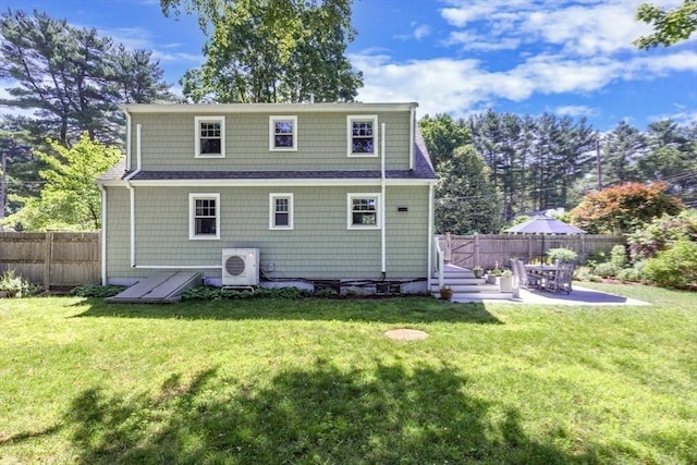 8 May St, Sharon, MA 02067 - rear view of house featuring a patio