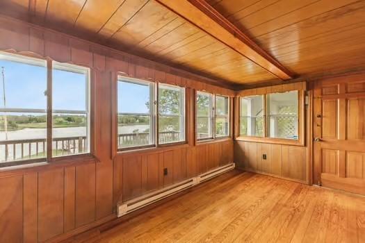 10 Sandpiper Ter, Wareham, MA 02571 - unfurnished sunroom with baseboard heating