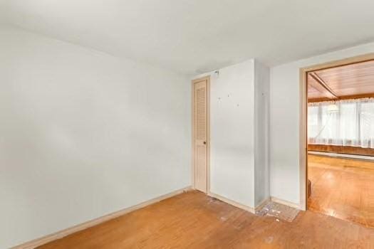 10 Sandpiper Ter, Wareham, MA 02571 - unfurnished bedroom with wood finished floors, baseboards, and a closet