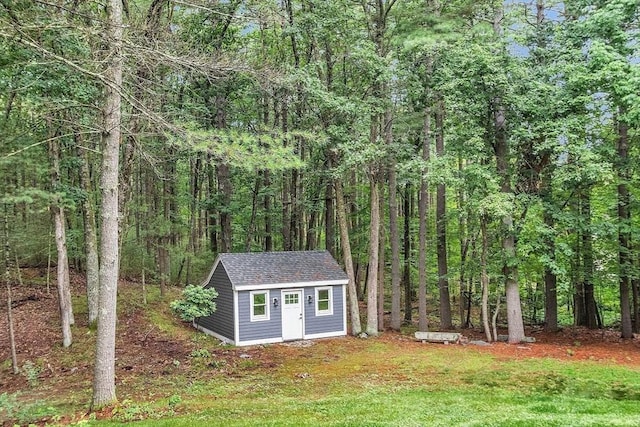 view of outbuilding