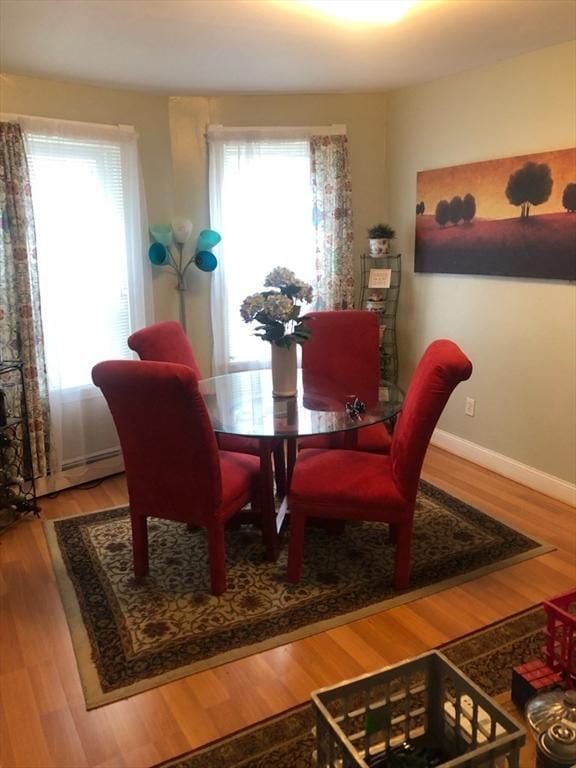 81 Bellevue Ave, Haverhill, MA 01832 - dining area with wood finished floors