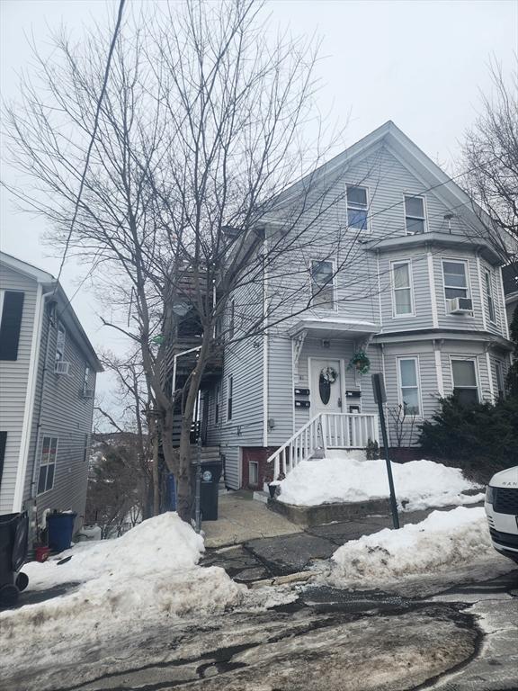 81 Bellevue Ave, Haverhill, MA 01832 - view of front of house with cooling unit