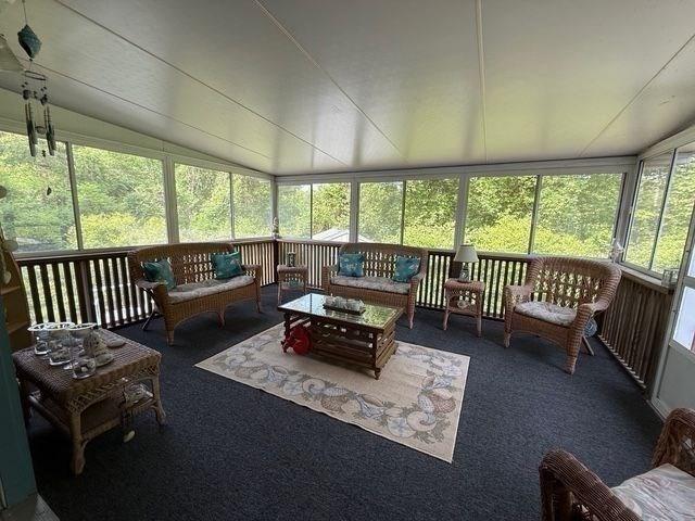 625 Middleboro Ave, Taunton, MA 02718 - sunroom featuring an outdoor hangout area and lofted ceiling