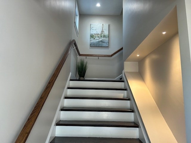 view of stairs