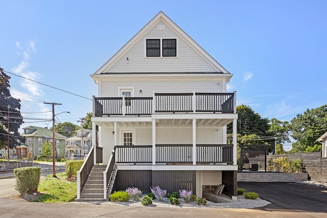 view of rear view of house