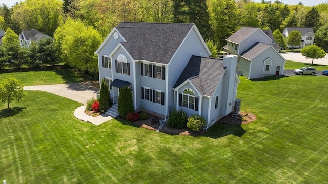 aerial view of property and surrounding area