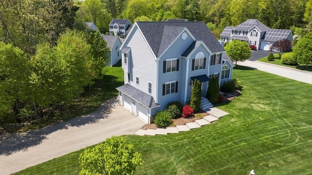 aerial view of property and surrounding area