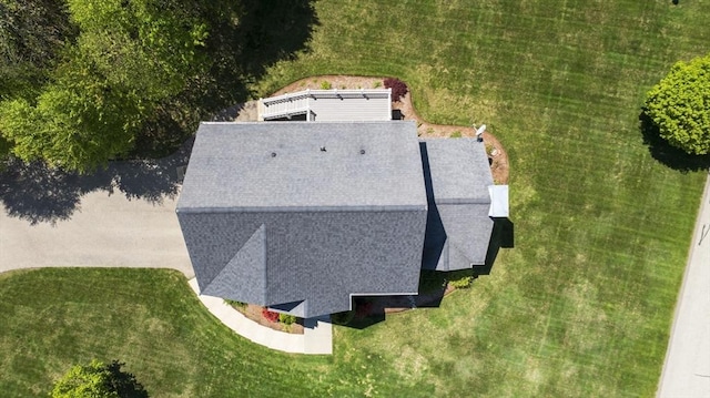 view from above of property