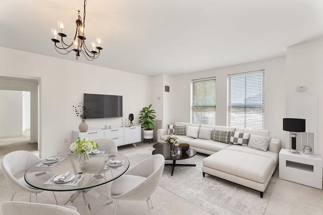 519 Harrison Ave Unit D117, Boston, MA 02118 - living area with a chandelier