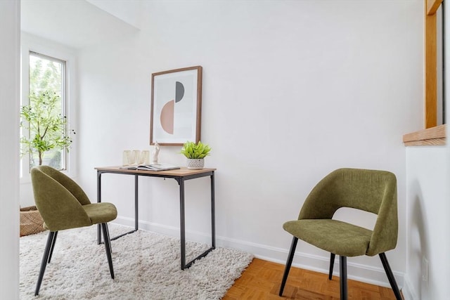 office with baseboards