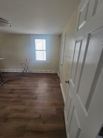 interior space featuring wood-type flooring