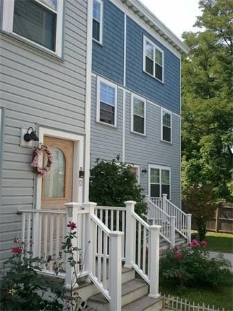 view of back of property