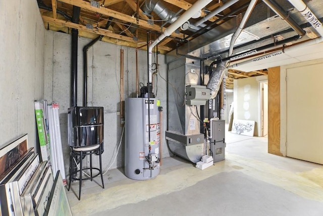 102 Pinehurst Dr Unit 102, East Longmeadow, MA 01028 - unfinished below grade area featuring water heater and heating unit
