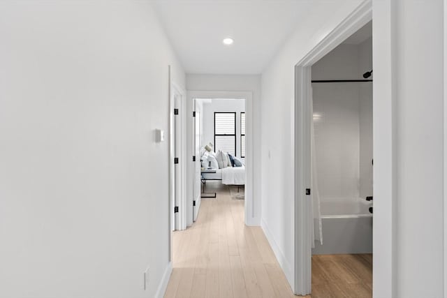 7 Wordsworth Unit Ph6, Boston, MA 02128 - corridor featuring light wood finished floors, baseboards, and recessed lighting