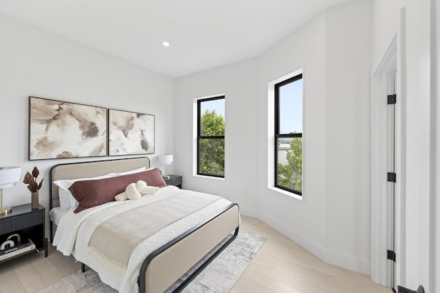 7 Wordsworth Unit Ph6, Boston, MA 02128 - bedroom with light wood finished floors and recessed lighting