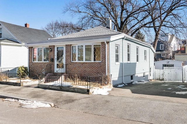 view of front of home