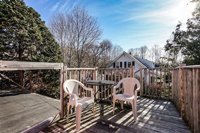 479 Main St, Hanson, MA 02341 - view of wooden deck