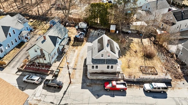 drone / aerial view featuring a residential view