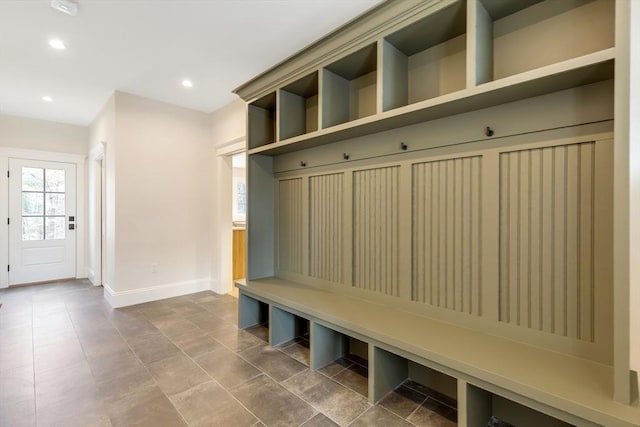 11 Cuba St, Andover, MA 01810 - mudroom featuring baseboards and recessed lighting