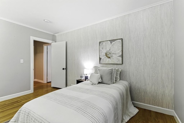 19 Mill Rd, Westborough, MA 01581 - bedroom featuring wood finished floors, baseboards, and crown molding