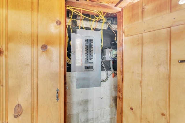 utility room with electric panel