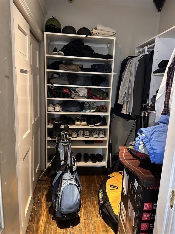 881 E 1st St Unit 303, Boston, MA 02127 - walk in closet featuring wood-type flooring