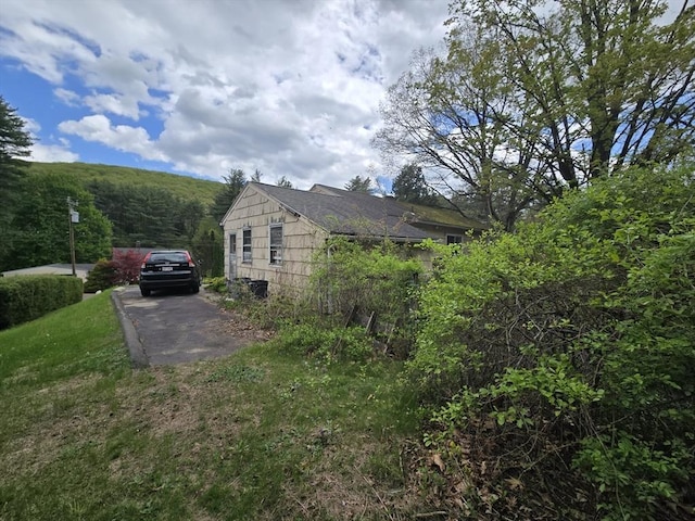 view of side of property