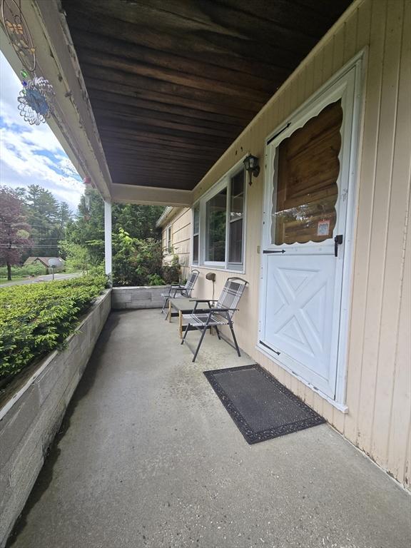 view of patio with covered porch