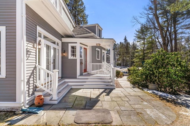 view of patio / terrace with french doors