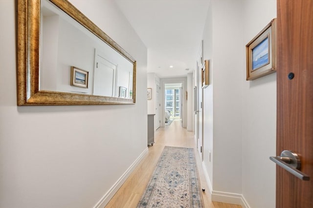 133 Seaport Blvd Unit 823, Boston, MA 02210 - hall with light wood-style floors and baseboards