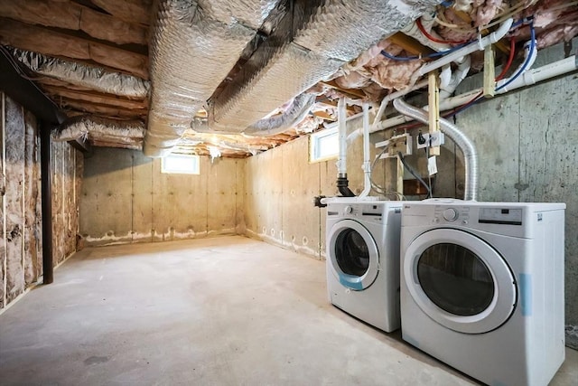 44 Dean Rd, Wayland, MA 01778 - laundry area with separate washer and dryer
