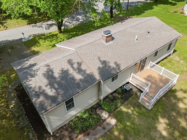 44 Dean Rd, Wayland, MA 01778 - view from above of property
