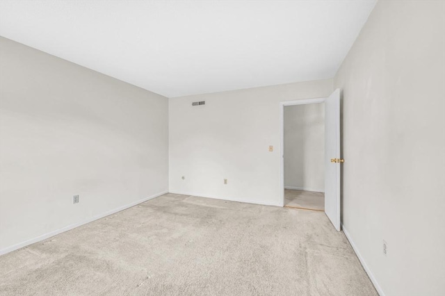 empty room with light carpet