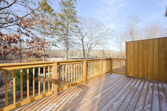 view of deck