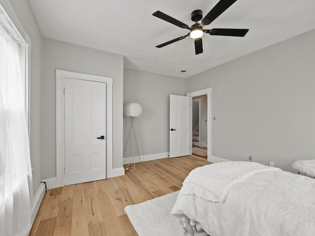 34 Rockland St, Melrose, MA 02176 - bedroom with wood finished floors and a ceiling fan