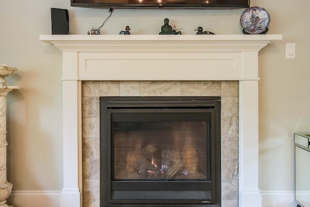 11 Bigelow Dr Unit 11, Berlin, MA 01503 - detailed view of a tiled fireplace and baseboards