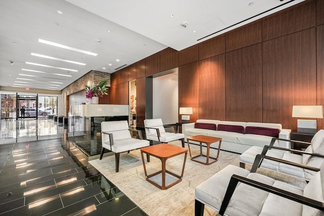 580 Washington St Unit 1214, Boston, MA 02111 - common area featuring wood walls