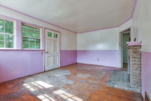 91 Baxter Rd, Barnstable, MA 02601 - entrance foyer featuring wood-type flooring and ornamental molding