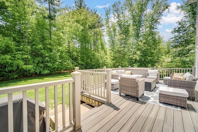 2 Nikkis Way, Hadley, MA 01035 - deck featuring an outdoor living space and a grill