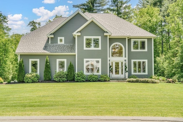 2 Nikkis Way, Hadley, MA 01035 - view of front of home featuring a front lawn and roof with shingles