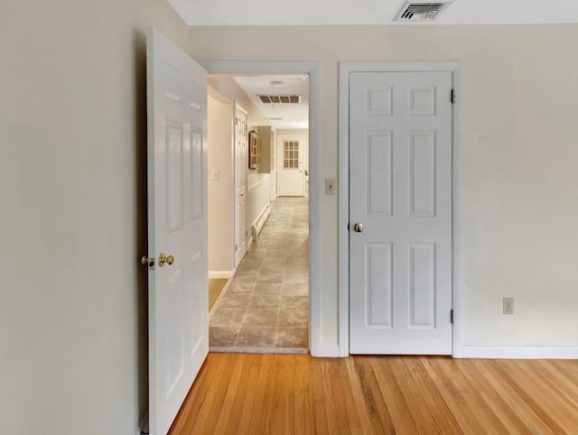 442 Purchase St, Easton, MA 02375 - hallway with baseboards and light wood-type flooring
