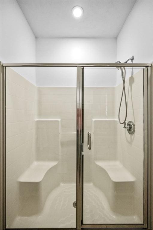 16 Green St Unit 11, Ipswich, MA 01938 - full bathroom featuring a stall shower and recessed lighting