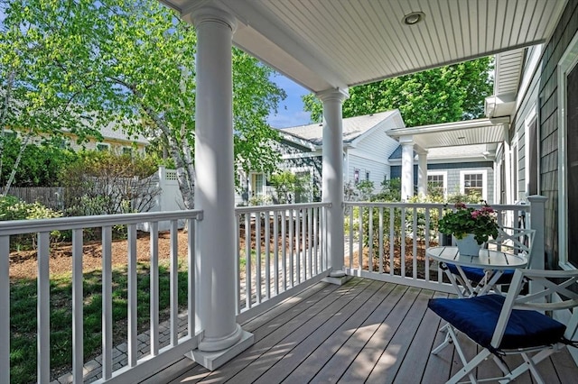 16 Green St Unit 11, Ipswich, MA 01938 - deck with fence