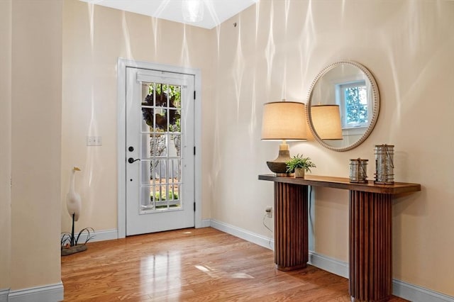 16 Green St Unit 11, Ipswich, MA 01938 - foyer entrance featuring baseboards and wood finished floors