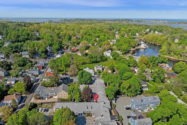 16 Green St Unit 11, Ipswich, MA 01938 - aerial overview of property's location with a nearby body of water and nearby suburban area