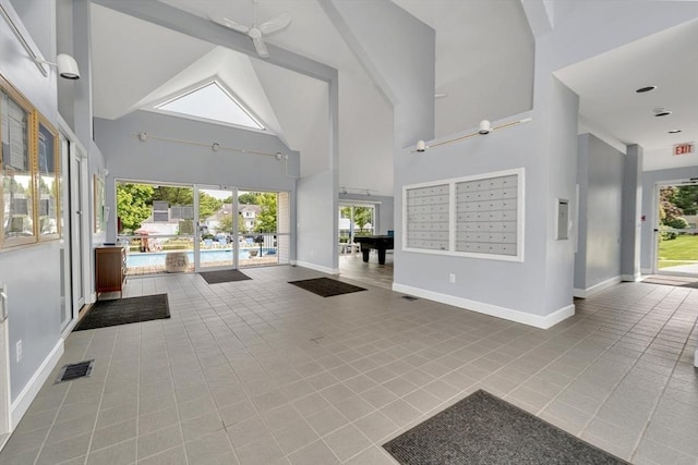 360 Littleton Unit D1, Chelmsford, MA 01824 - lobby with high vaulted ceiling