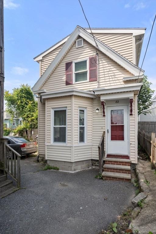 78-82 3rd St, Lowell, MA 01850 - view of front of property with entry steps